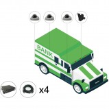Комплект видеонаблюдения для автомобиля службы инкассации под ПП № 969 (офлайн SD) - Видеонаблюдение оптом