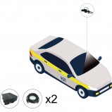 Комплект видеонаблюдения для служебного транспорта и ЧОП под ПП № 969 (офлайн HDD+SD) - Видеонаблюдение оптом