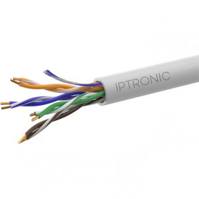  - IPTRONIC IPT-E-UTP 5e 4x2хAWG24 CCA PVC In. 305м