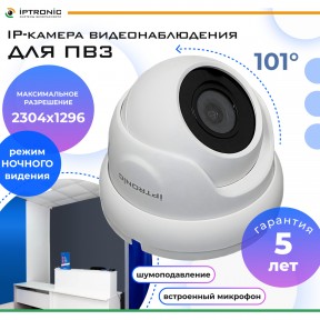  - IPTRONIC IPT-IP3DM(2,8) cloud IPEYE + подарочная карта IPEYE 500 руб