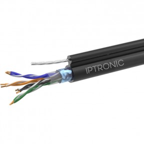 IPTRONIC IPT-M-FTP 5e 4x2xAWG24 Cu PE Out. T-FG8 (трос) 305м - IPTRONIC IPT-M-FTP 5e 4x2xAWG24 Cu PE Out. T-FG8 (трос) 305м