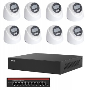  - IPTRONIC Комплект видеонаблюдения: 2560Х1440 IP66 8 камер 4 МП