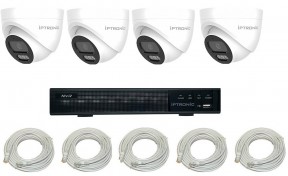  - Комплект видеонаблюдения для ПВЗ(4 IP-камеры KIT 3) IPEYE + подарочная карта IPEYE на 500р